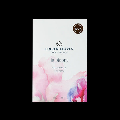 Pink Petal Soy Candle 300g-Linden Leaves-Matakana Pharmacy